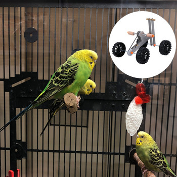 Bird Bike Parrot Образователно обучение за Африканско сиво какаду Conures