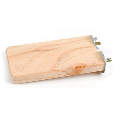 Drveni stalak za igračke za kućne ljubimce Činčila Hrčak Odskočna daska Vjeverica Papiga Ptica Stojeća platforma za skakanje Drvena igračka