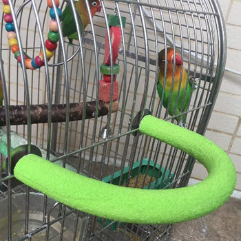 Parrot Perch Ξύλινη βάση για πουλί σε σχήμα U Περνίκια νυχιών Παιχνίδια κλουβιού λείανσης με νύχια