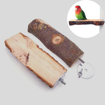 Πλάτος 15 εκ. Φυσικό ξύλο κατοικίδιο παπαγάλος Ακατέργαστο ξύλο πιρούνι Κλαδί δέντρου Βάση ράφι Σκίουρος Πουλί Κλαδί χάμστερ Πέργκες Chew Bite Toys Stick