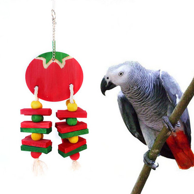 Set de jucării cu inele de stivuire papagal Behogar Antrenament pentru inteligență Inele de culoare pentru stivuire Joc de inele de papagal Ornament de bricolaj Jucărie de inel de papagal