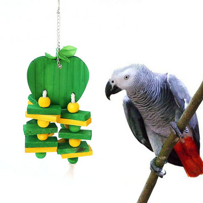 Set de jucării cu inele de stivuire papagal Behogar Antrenament pentru inteligență Inele de culoare pentru stivuire Joc de inele de papagal Ornament de bricolaj Jucărie de inel de papagal