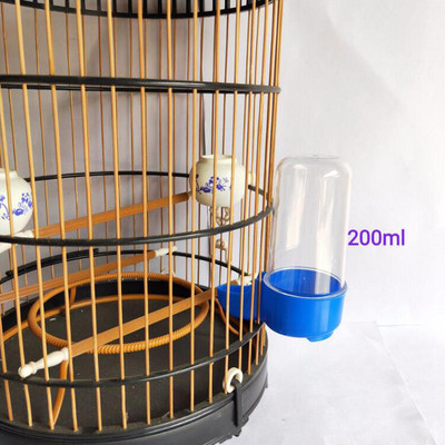 Hrănitor pentru păsări, 1 buc. Hrănire pentru păsări, hrănire cu apă, băutor automat pentru papagal, dozator pentru animale de companie, boluri pentru cușcă pentru papagal pentru animale de companie