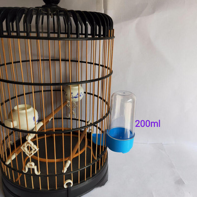 Hrănitor pentru păsări, 1 buc. Hrănire pentru păsări, hrănire cu apă, băutor automat pentru papagal, dozator pentru animale de companie, boluri pentru cușcă pentru papagal pentru animale de companie