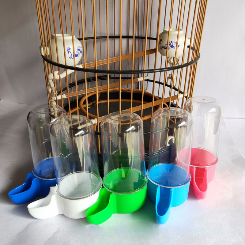 Hrănitor pentru păsări, 1 buc. Hrănire pentru păsări, hrănire cu apă, băutor automat pentru papagal, dozator pentru animale de companie, boluri pentru cușcă pentru papagal pentru animale de companie