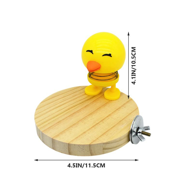 Naminių paukščių stovas papūgos žaislas kramtomas žaislas naminių paukščių kramtymo treniruotės Juokingas medinis stovas paukščių narvas sėdimos platformos narvelis