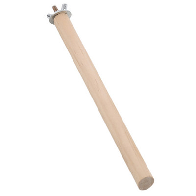 Neapdorotas medinis papūgos pakabinamas stovas pagaliukų stovas Paukščių naminių gyvūnėlių papūga žaislas paukščių narvelių priedai Papūgos vonios dušo stovas