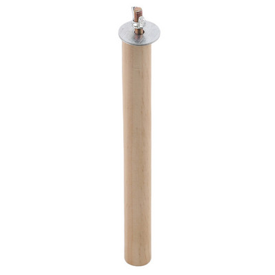 Neapdorotas medinis papūgos pakabinamas stovas pagaliukų stovas Paukščių naminių gyvūnėlių papūga žaislas paukščių narvelių priedai Papūgos vonios dušo stovas