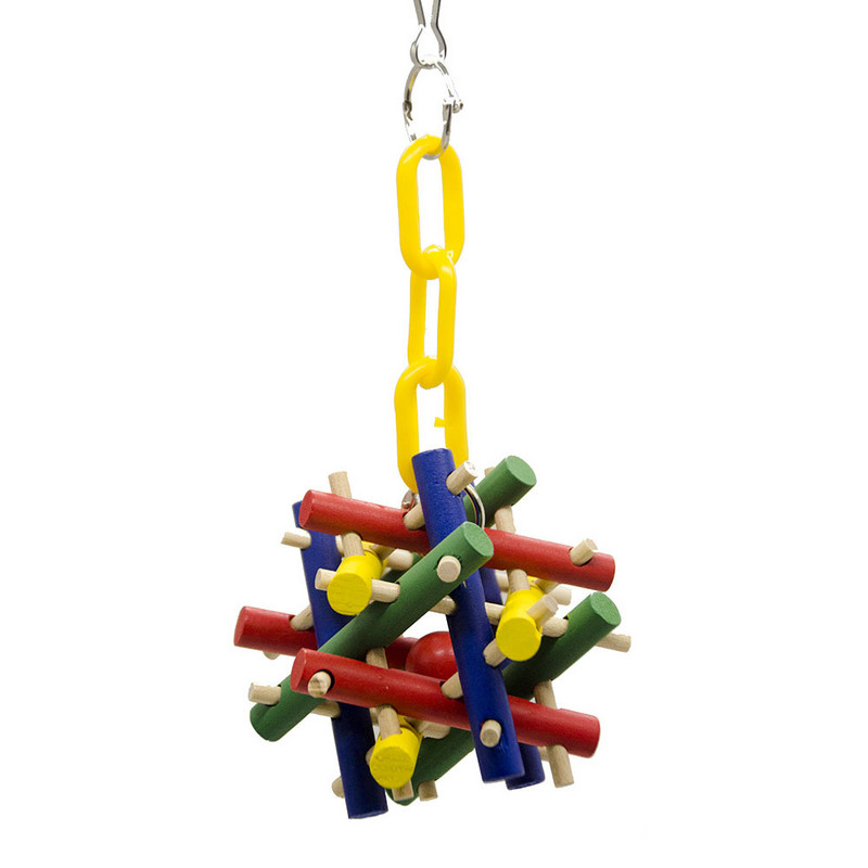 Paukščių žaislai Afrikos pilkajai papūgai kamuoliukų priedai Ešerio papūgos papūgėlės narvelio dekoravimas grasparkieten speelgoed