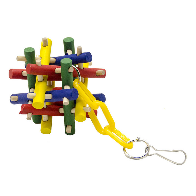 Paukščių žaislai Afrikos pilkajai papūgai kamuoliukų priedai Ešerio papūgos papūgėlės narvelio dekoravimas grasparkieten speelgoed