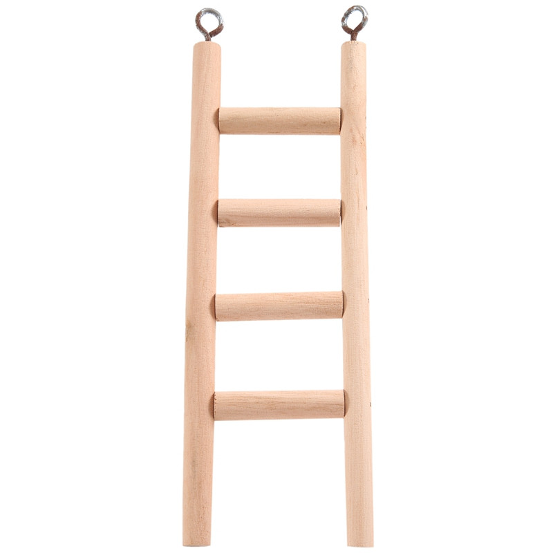 Igralište za papige, prirodna drvena sjedalica za papige Gimnastička dvorana Stalak za igru, Ljestve za papige s hranilicama i igračkama Vježbanje