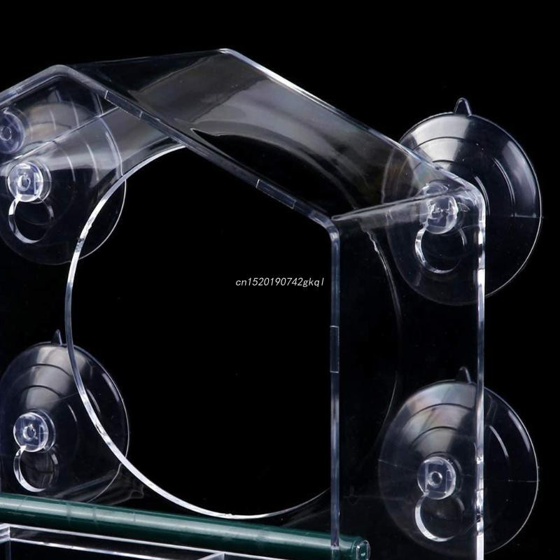 Caurspīdīga akrila putnu barotava ar spēcīgiem loga piesūcekņiem, noņemamu sēklu paplāti, liela āra putnu barotava savvaļas putniem