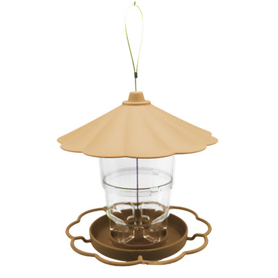 Αυτόματη τροφοδοσία πουλιών μεγάλης χωρητικότητας Κρεμαστά τροφοδότες νερού Wild Bird Δίσκος οροφής με θέα στον εξωτερικό κήπο Διακόσμηση αυλής