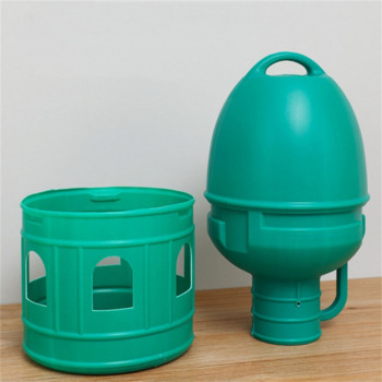 Green Pigeons Feeder Water Pot Plastic Pet Drinker Dispenser Bottle Water For Birds Supplies 1/3/5L