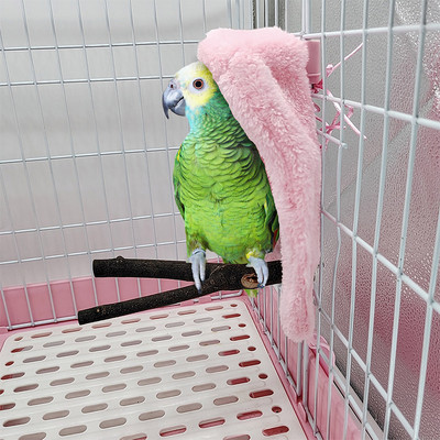 Φωλιά σάλι πουλιού Λούτρινη Θερμαντική Κρεμαστή Σκηνή για κατοικίδια Αντιανεμική Ζεστή Φωλιά Πουλί για Πουλιά Προμήθειες για Πουλιά