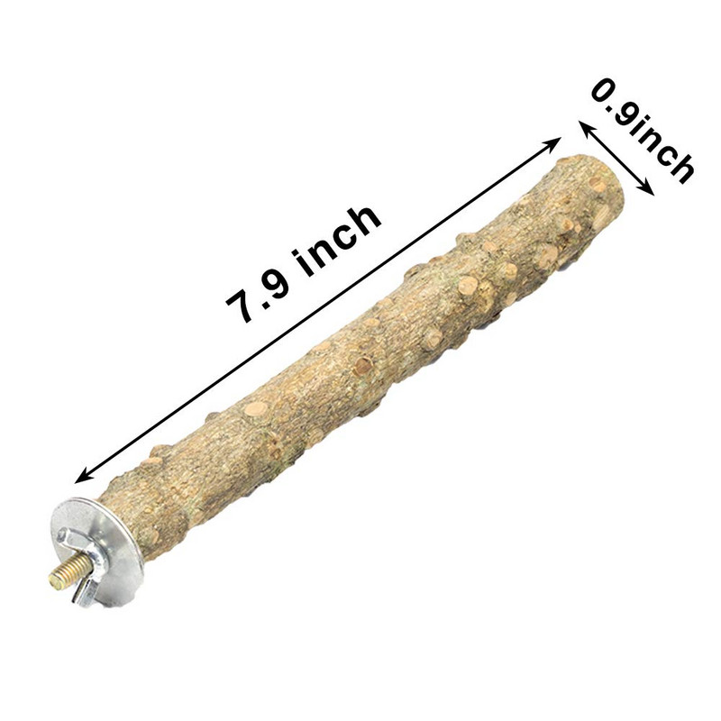 PET naturaalsest puidust linnuahvena komplekt Papagoi alus puidust õrred Käpa lihvimispulk puidust alusplatvorm närimismänguasi tšintšiljale