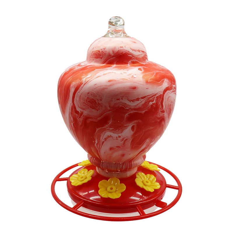 Hrănitor de apă pentru păsări Cârlig de agățat Hrănitor de flori pentru colibri Dozator de adăpatori pentru hrănire pentru grădină în aer liber Decor pentru animale de companie