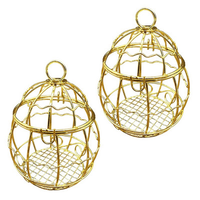 Putnu barotava Metāla tauku bumba Putnu barotavas āra Mazas piekārtas zelta Savvaļas putnu barotavas Maizes turētājs Dārza rotājumi TOP kvalitātes