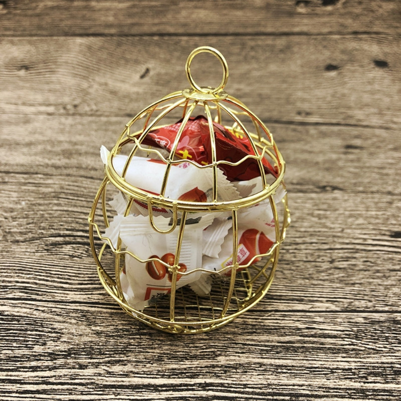 Putnu barotava Metāla tauku bumba Putnu barotavas āra Mazas piekārtas zelta Savvaļas putnu barotavas Maizes turētājs Dārza rotājumi TOP kvalitātes