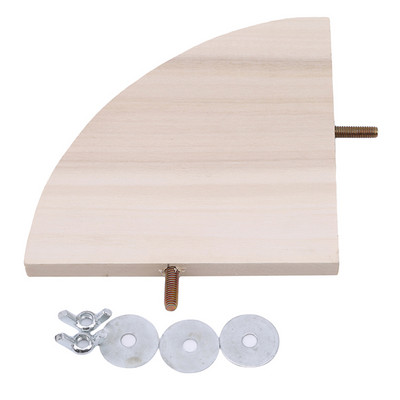 Jauns mājdzīvnieku putnu papagailis koka platformas kronšteins, rotaļlieta kāmja ventilatora zars, kas novietots putnu būra rotaļlietai 3 izmēra mājdzīvnieku piederumi