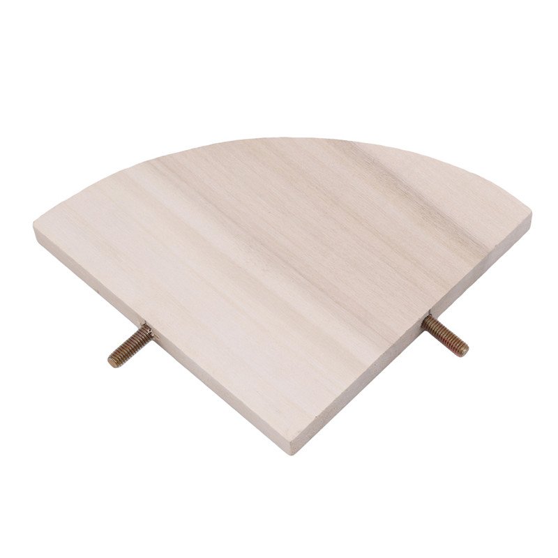 Jauns mājdzīvnieku putnu papagailis koka platformas kronšteins, rotaļlieta kāmja ventilatora zars, kas novietots putnu būra rotaļlietai 3 izmēra mājdzīvnieku piederumi