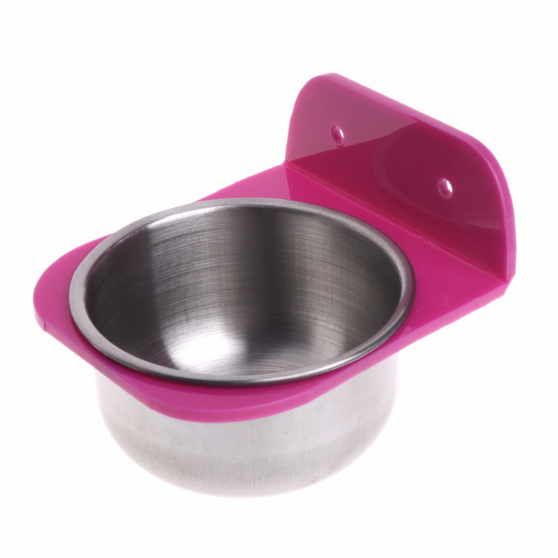 Lindude papagoi söötja roostevabast terasest toit vesi söötmiskauss konteiner lindude söötja kastidele puuridele Coop papagoid lemmikloomade allasõidulaev