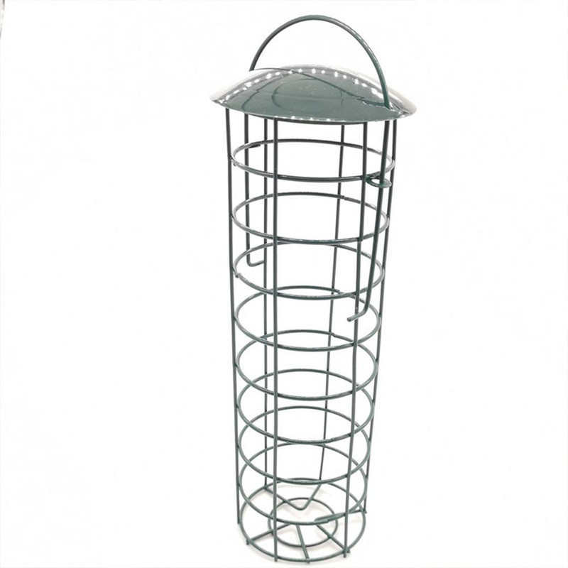 1 τμχ Iron Bird Feeder Υπαίθριο κρεμαστό πλέγμα τροφοδοσίας Φορητή βάση λίπους Wild Birds Τροφοδότης Park Garden Προμήθεια για κατοικίδια ζώα Νέα