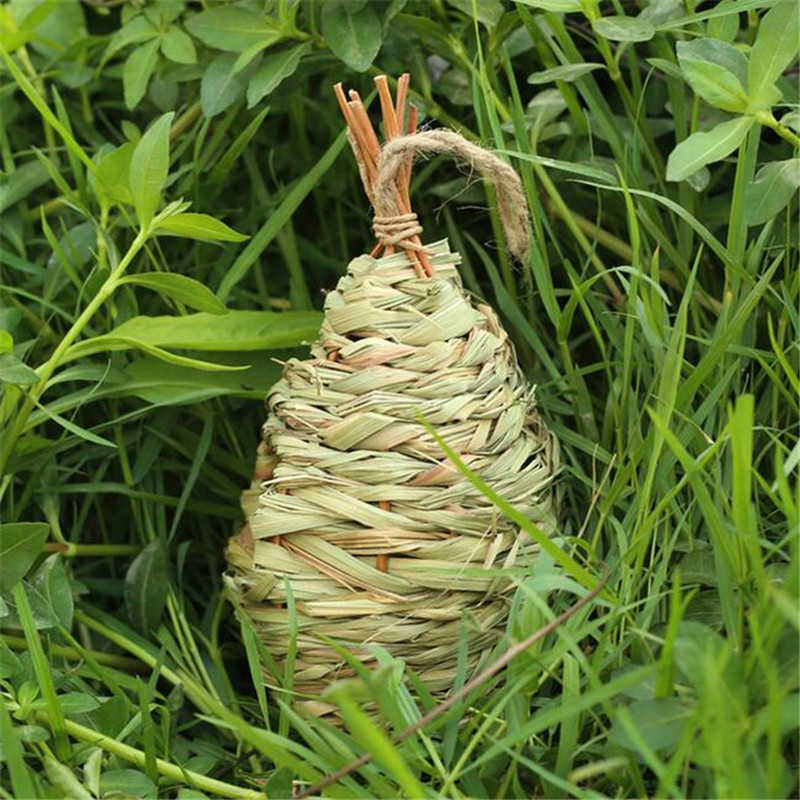 Looduslik muru linnupesa Linnumaja linnupuur Kodu õue kaunistamine Väikese linnumaja puur Lindude munakonteinerite pesa