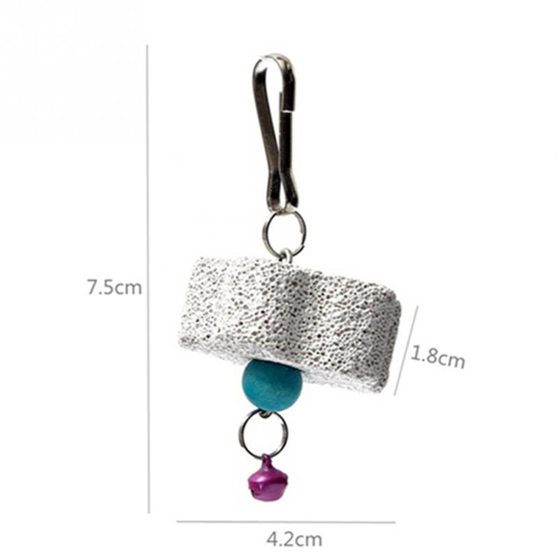 2022 New Parrot Mouth Grinding Blah Stone Bird Toy Molar Stone Cage Toys Parakeet Cockatiel Budgie Products Προμήθειες για πουλιά