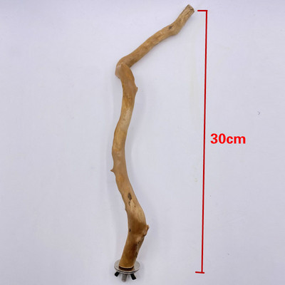 Φυσικό ξύλο παπαγάλου όρθιου ραβδιού κατοικίδιο ζώο πτηνών κλουβί ράφι πόδι λείανση καθαρά παιχνίδια για Parrot parakeet κατοικίδιο αξεσουάρ κλουβιού