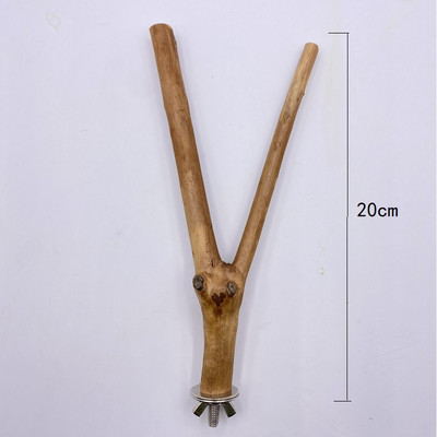 Φυσικό ξύλο παπαγάλου όρθιου ραβδιού κατοικίδιο ζώο πτηνών κλουβί ράφι πόδι λείανση καθαρά παιχνίδια για Parrot parakeet κατοικίδιο αξεσουάρ κλουβιού