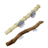 Βάση παπαγαλιών Διακόσμηση παιχνιδιών Αξεσουάρ κλουβιού πουλιών Ταξίδι εξωτερικού χώρου Παιχνίδια μασήματος με νύχια ράφι λείανσης Pet Bird Perch for Parakeets Reptile