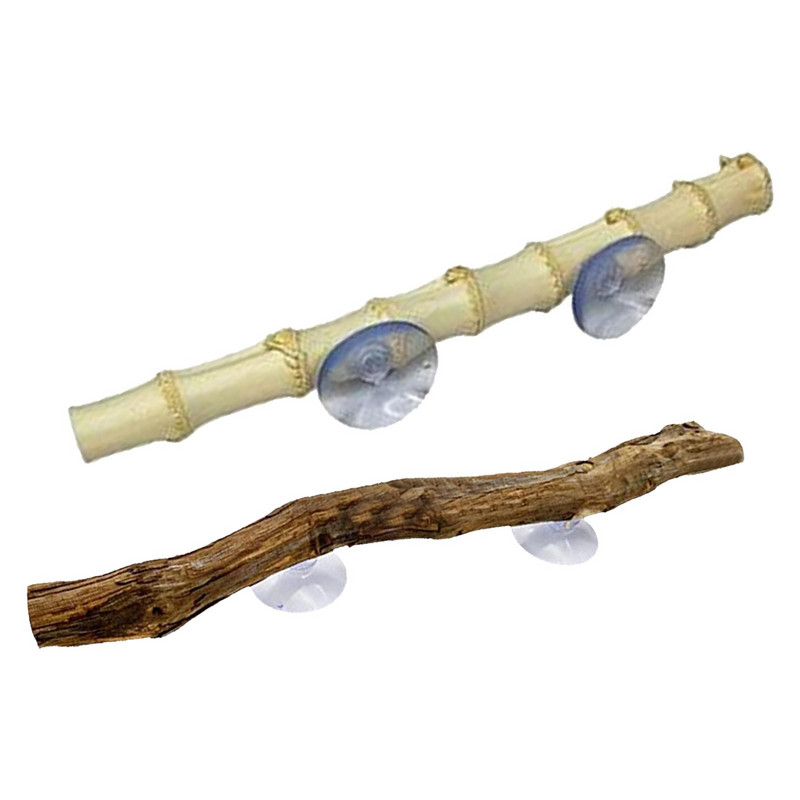 Βάση παπαγαλιών Διακόσμηση παιχνιδιών Αξεσουάρ κλουβιού πουλιών Ταξίδι εξωτερικού χώρου Παιχνίδια μασήματος με νύχια ράφι λείανσης Pet Bird Perch for Parakeets Reptile