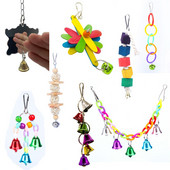 Mazas putnu rotaļlietas papagaiļu papagaiļu statīvs Cockatiel rotaļlietas mājdzīvnieku šūpoles un aksesuāri parkiet speelgoed jouet perroquet