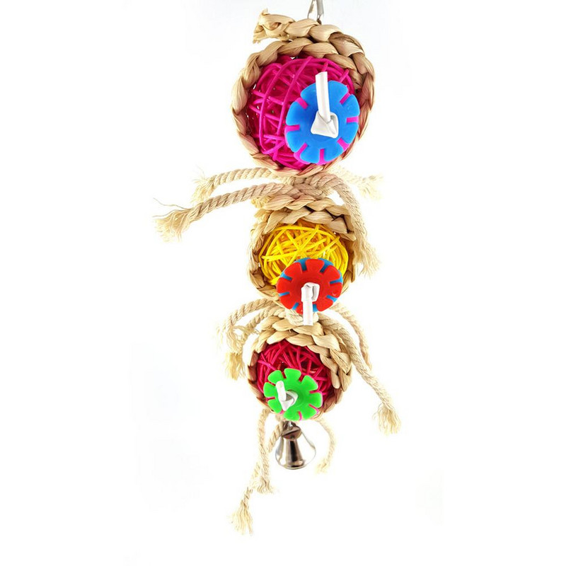 Κρεμαστά παιχνίδια παπαγάλου Climb Chew Παιχνίδια ανθεκτικά στο δάγκωμα Self-happy Toy Bird Supplies Αξεσουάρ