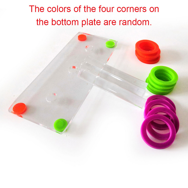 Ring Interaktiivne Kodu Intelligentsus Naljakas akrüülpapagoi mänguasjakomplekt Lemmikloomade arendamine Hariv linnukoolitus Väike värv Eraldi