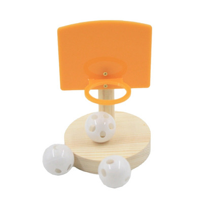 Animale de companie Păsări Jucării de mestecat Papagal Coș de baschet Recuzită Peruș Clopot Mingi Antrenament de inteligență Puzzle Cadouri