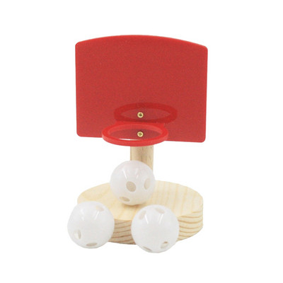 Animale de companie Păsări Jucării de mestecat Papagal Coș de baschet Recuzită Peruș Clopot Mingi Antrenament de inteligență Puzzle Cadouri