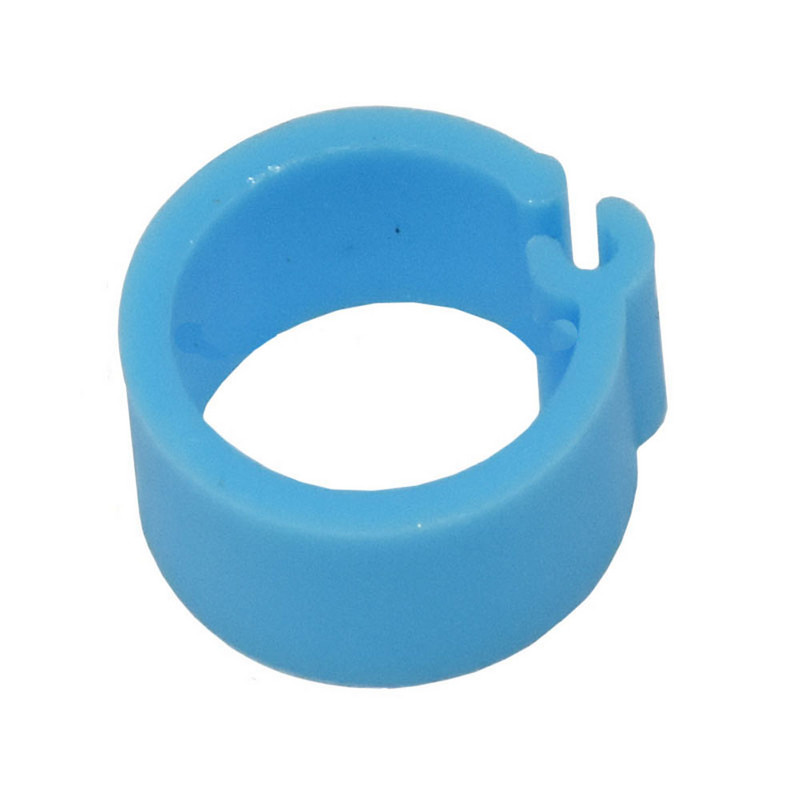 100 gab. 10 krāsas putnu pēdu gredzeni iekšējais diametrs 8 mm platums 7 mm plastmasas klipsi gredzens balodis balodis paipalu pēdas gredzens fermas dzīvnieku pārvadātājs