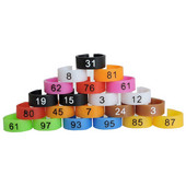 Siseläbimõõt 8 mm tuvijalgade rihmad kodulinnud tuvi lind papagoi klambrid rõngad jalarõngas tuvi tarvikud lindude seadmed 100 tk