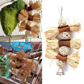 1 buc. Animal de companie, pasăre, papagal, lufa, viță de vie ratan, bilă, leagăn, cuști agățate, jucărie de mestecat, accesorii pentru papagal vogel speelgoed