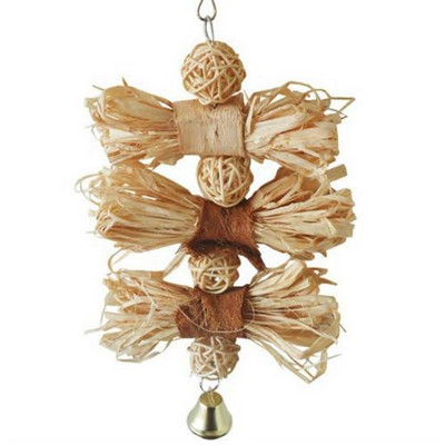 1 buc. Animal de companie, pasăre, papagal, lufa, viță de vie ratan, bilă, leagăn, cuști agățate, jucărie de mestecat, accesorii pentru papagal vogel speelgoed