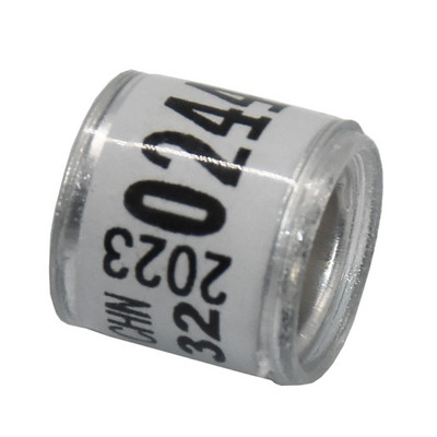 Alat za dresuru ptica 2023 Višebojni golubov prsten s stopalima s naušnicama s riječima. Kvalitetan izdržljivi prsten za ptice Prsten za stopala trkaćih golubova 50 kom.