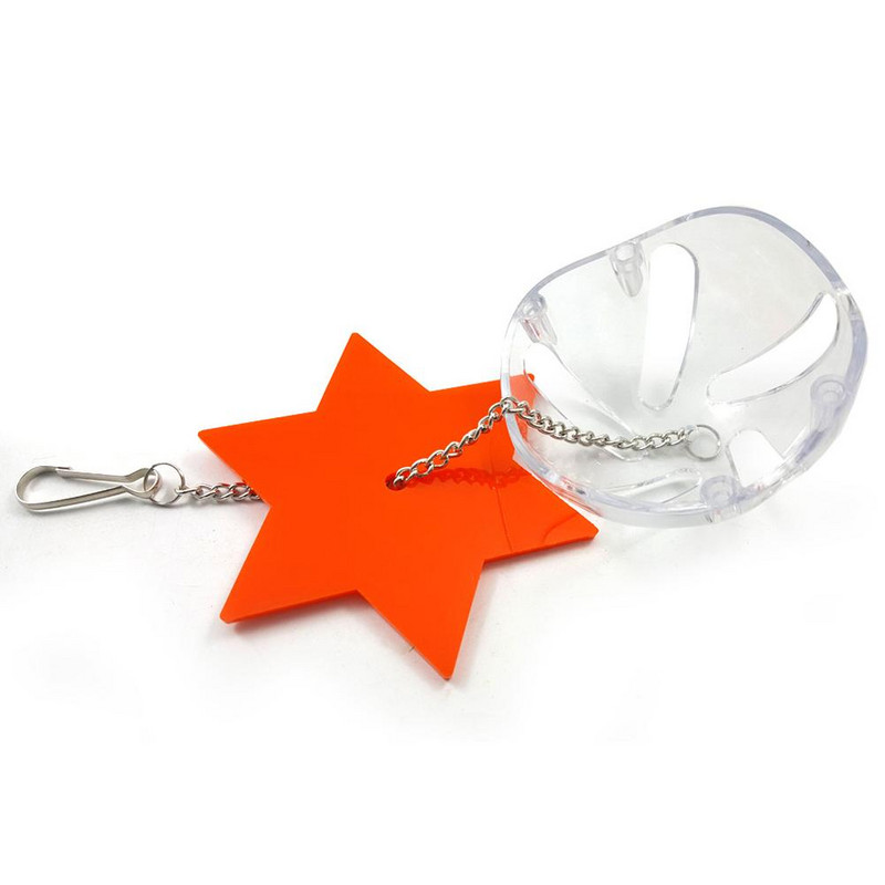 Linnuhammustuse mänguasjad Papagoi rippuv maius toiduotsimismänguasjade söötja akrüülist kuusnurkne täht mitmekihiline linnutoidukarp Linnupuuri tarvikud