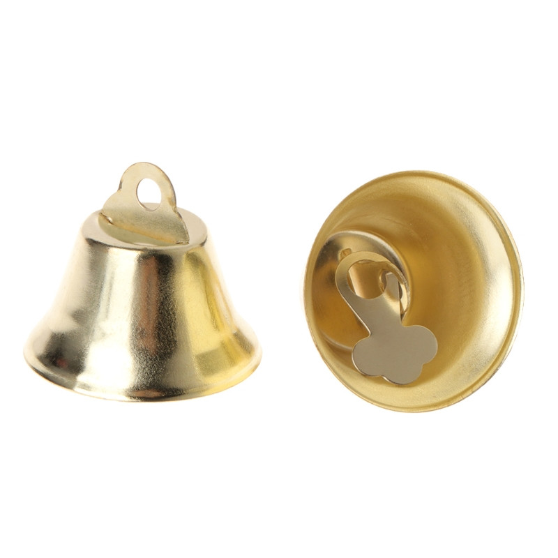 10 τμχ Golden Bells for Craft Metal Ringing Bell Διακόσμηση σπιτιού DIY Bird Εκπαιδευτικό παιχνίδι παπαγάλος μασώντας παιχνίδια αξεσουάρ