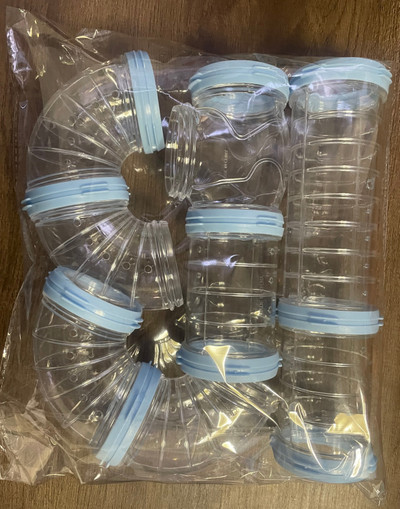 Žaislų žiurkėno labirintas „Pasidaryk pats“ pertvarkytas narvelis išoriniai vamzdžiai tunelio rinkinys Sportinis U vamzdis Žiurkėno priedai Vamzdynų šinšilų reikmenys