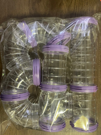 Žaislų žiurkėno labirintas „Pasidaryk pats“ pertvarkytas narvelis išoriniai vamzdžiai tunelio rinkinys Sportinis U vamzdis Žiurkėno priedai Vamzdynų šinšilų reikmenys