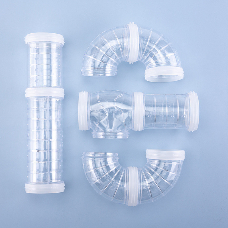 Žaislų žiurkėno labirintas „Pasidaryk pats“ pertvarkytas narvelis išoriniai vamzdžiai tunelio rinkinys Sportinis U vamzdis Žiurkėno priedai Vamzdynų šinšilų reikmenys