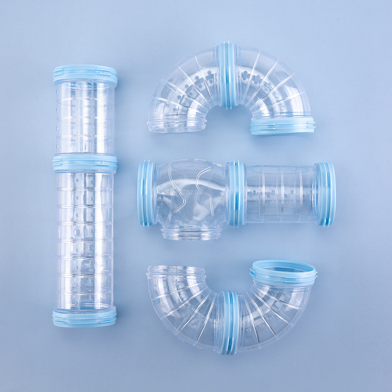 Žaislų žiurkėno labirintas „Pasidaryk pats“ pertvarkytas narvelis išoriniai vamzdžiai tunelio rinkinys Sportinis U vamzdis Žiurkėno priedai Vamzdynų šinšilų reikmenys