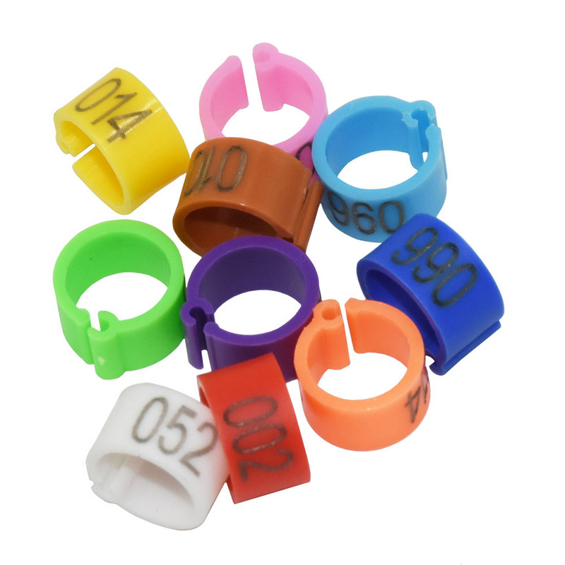 100 tk Arv (001-100) Siseläbimõõt 8mm tuvi jalg kodulind tuvi lind papagoi klambrirõngad riba jalarõngas tuvi tarvikud